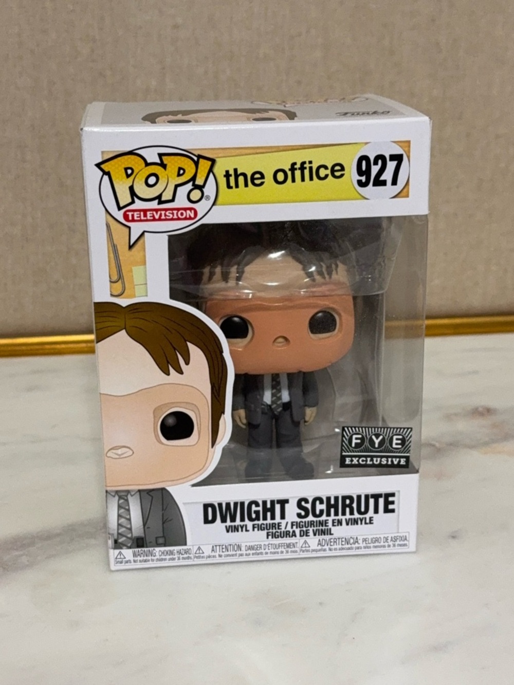 Funko Dwight Schrute Pop! Vinyl - Brown, Black, Yellow